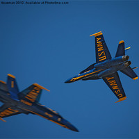 Buy canvas prints of Blue Angels Hornet by P H