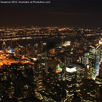 Buy canvas prints of New York City at Night by P H