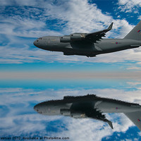 Buy canvas prints of C-17 Globemaster III Reflections by P H