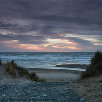 Buy canvas prints of Irish Sea Sunset by P H