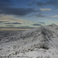 Buy canvas prints of Snow and Snowdonia by P H