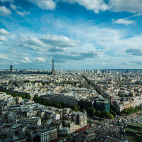 Buy canvas prints of Paris Landscape by P H