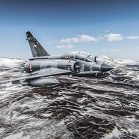 Buy canvas prints of Dassault Mirage 2000N by P H