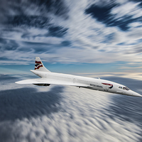 Buy canvas prints of Concorde by P H