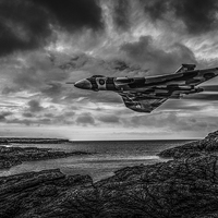 Buy canvas prints of Vulcan Low and Fast by P H