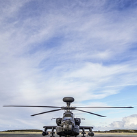 Buy canvas prints of Apache attack helicopter by P H