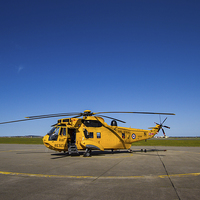 Buy canvas prints of  Sea King Helicopter by P H