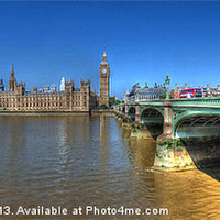 Buy canvas prints of london panoramic by carl blake