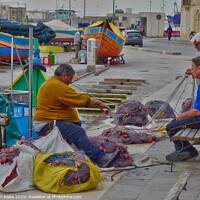 Buy canvas prints of fisherman by carl blake