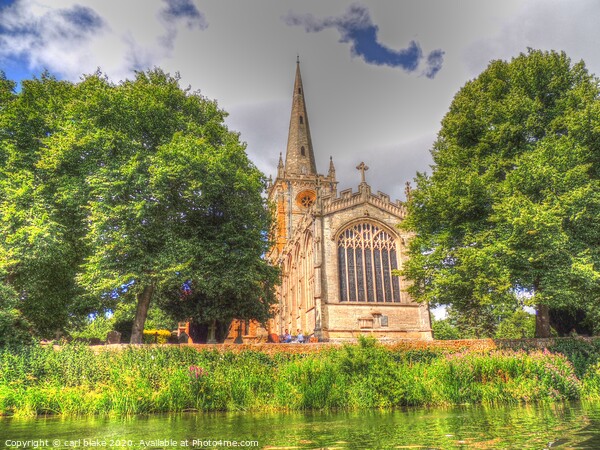 church on the avon Picture Board by carl blake