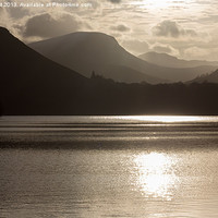 Buy canvas prints of Mountain Silhouette by nick hirst