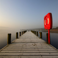 Buy canvas prints of Lake Coniston Jetty by nick hirst