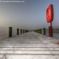 Buy canvas prints of Jetty at Coniston HDR by nick hirst