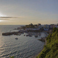 Buy canvas prints of Tenby Harbour by nick hirst