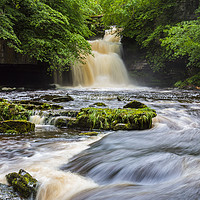 Buy canvas prints of West Burton Falls by nick hirst
