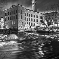 Buy canvas prints of Salts Mill, Saltaire by nick hirst