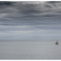 Buy canvas prints of Lone Ship by nick hirst