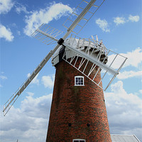 Buy canvas prints of Horsey Windpump/Wind Mill,Horsey,Norfolk,UK by Digitalshot Photography