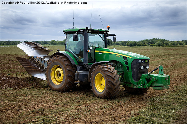 JD 8345 R Premium & Plough Picture Board by Digitalshot Photography