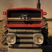 Buy canvas prints of The Timeless Classic Tractor by Digitalshot Photography
