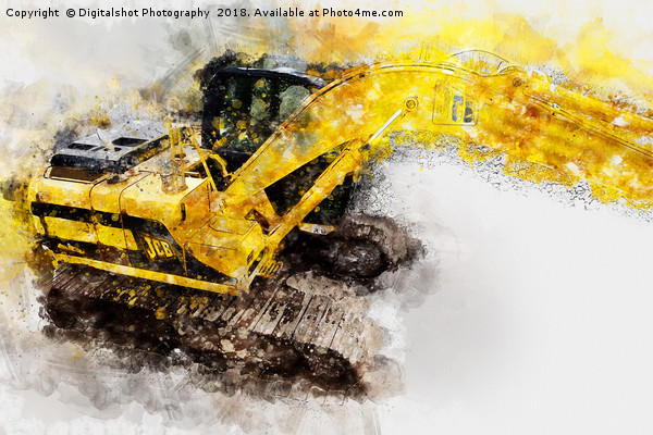 Unleashing the Power of JCB Excavator Picture Board by Digitalshot Photography