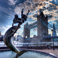 Buy canvas prints of Tower Bridge Phone Case by pixelviii Photography