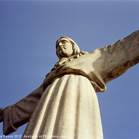 Buy canvas prints of Statue of Jesus Christ in Lisbon by Philip Pound