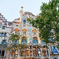 Buy canvas prints of Casa Batllo Building in Barcelona by Philip Pound