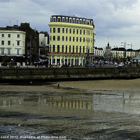 Buy canvas prints of Reflections on Margate Beach by Philip Pound