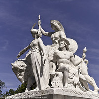 Buy canvas prints of London Albert Memorial Statue by Philip Pound