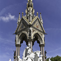 Buy canvas prints of Albert Memorial London by Philip Pound