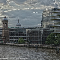 Buy canvas prints of Blackfriars & St Pauls Cathedral by Philip Pound