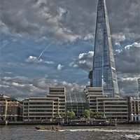 Buy canvas prints of Shard Hays Galleria London by Philip Pound