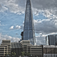 Buy canvas prints of Shard & Hays Galleria London by Philip Pound