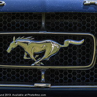Buy canvas prints of Ford Mustang Car by Philip Pound