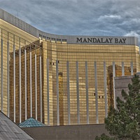 Buy canvas prints of Mandalay Bay Hotel Las Vegas by Philip Pound