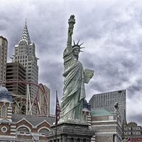 Buy canvas prints of Las Vegas New York Style by Philip Pound