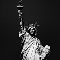 Buy canvas prints of Statue of Liberty New York by Philip Pound