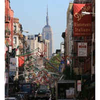 Buy canvas prints of New York City Little Italy by Philip Pound