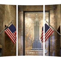 Buy canvas prints of Empire State Building New York by Philip Pound