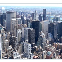 Buy canvas prints of Manhattan from Empire State Building by Philip Pound