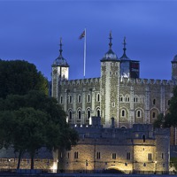 Buy canvas prints of Tower of London At Night by Philip Pound
