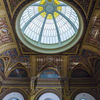 Buy canvas prints of Domed Ceiling Building by Philip Pound