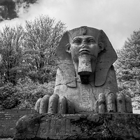 Buy canvas prints of Sphinx at Crystal Palace Park by Philip Pound