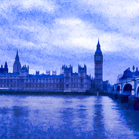 Buy canvas prints of Westminster Houses of Parliament by Philip Pound