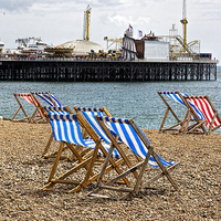 Buy canvas prints of English Seaside - Brighton Beach by Philip Pound