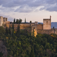 Buy canvas prints of Alhambra Palace Granada by Philip Pound