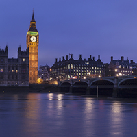 Buy canvas prints of Big Ben At Night London by Philip Pound