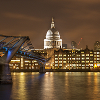Buy canvas prints of St Pauls Cathedral London by Philip Pound