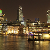 Buy canvas prints of City of London By Night by Philip Pound